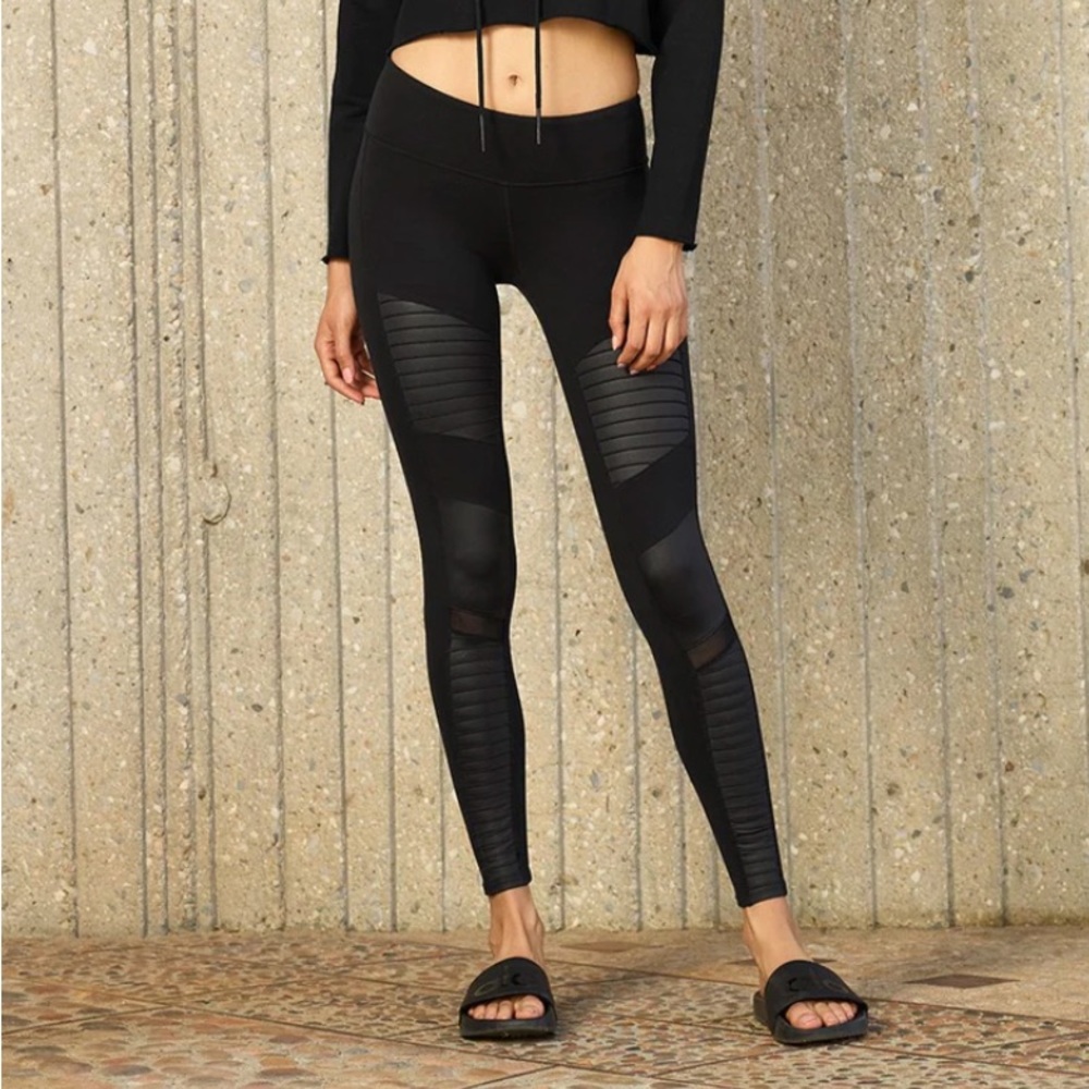 ALO Black Moto Leggings